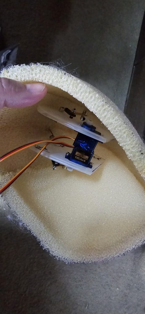 Servo setup in Redd's head